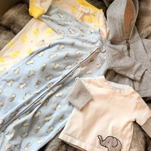 Carter's Baby Sleep Sacks set of 2 (sz 0-9mos)